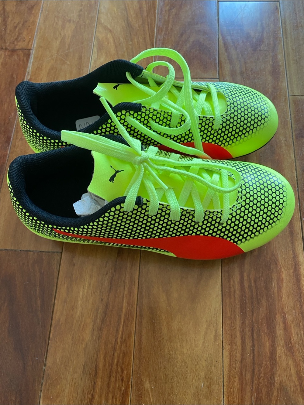 Puma Kids' Neon Green Soccer Cleats